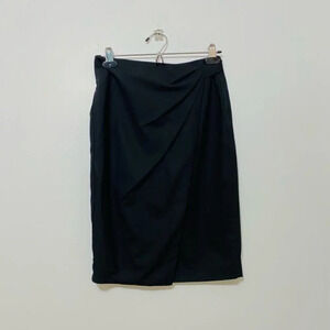 Club Monaco - Black Wool Pencil Skirt